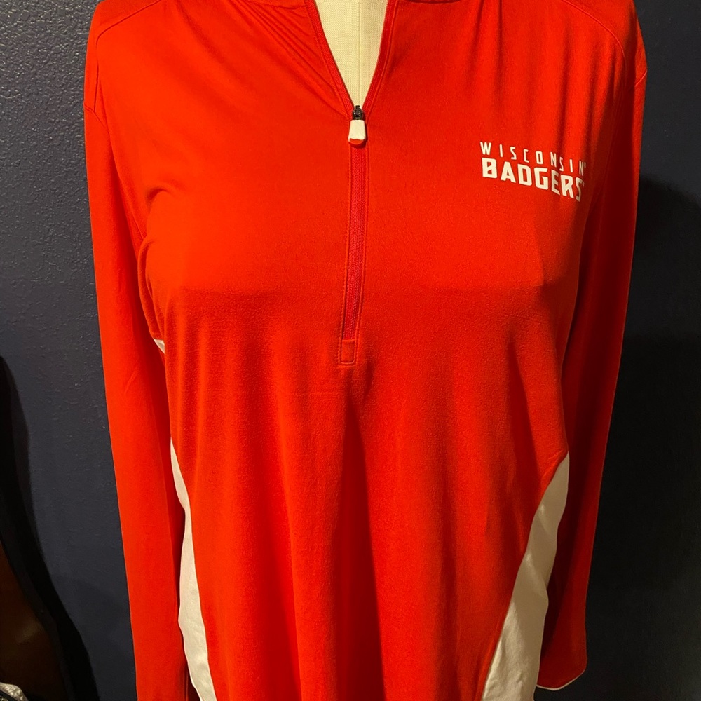 Womens Wisconsin Badgers 1/4 zip
